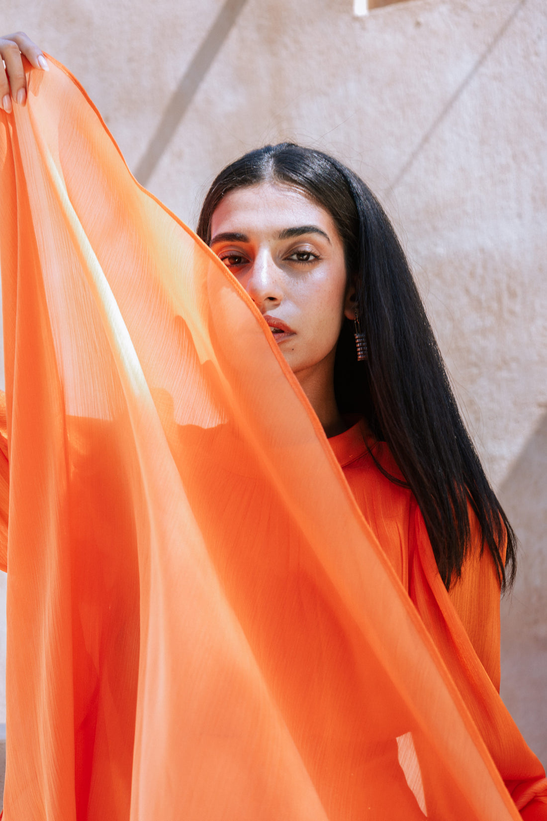 Orange  Corset Dress